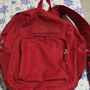 Wilson Crimson Backpack with Multiple Pockets